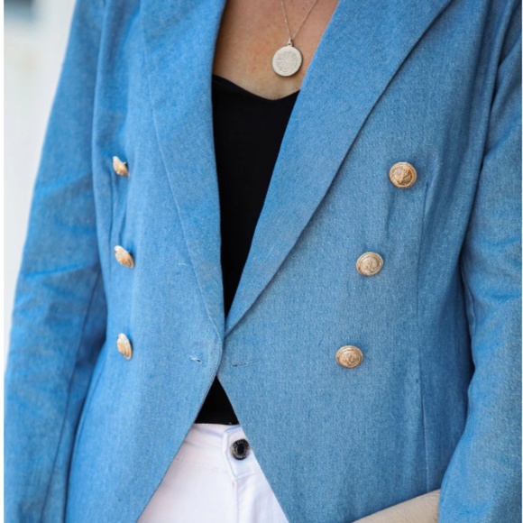 Vici denim blazer - Picture 3 of 8